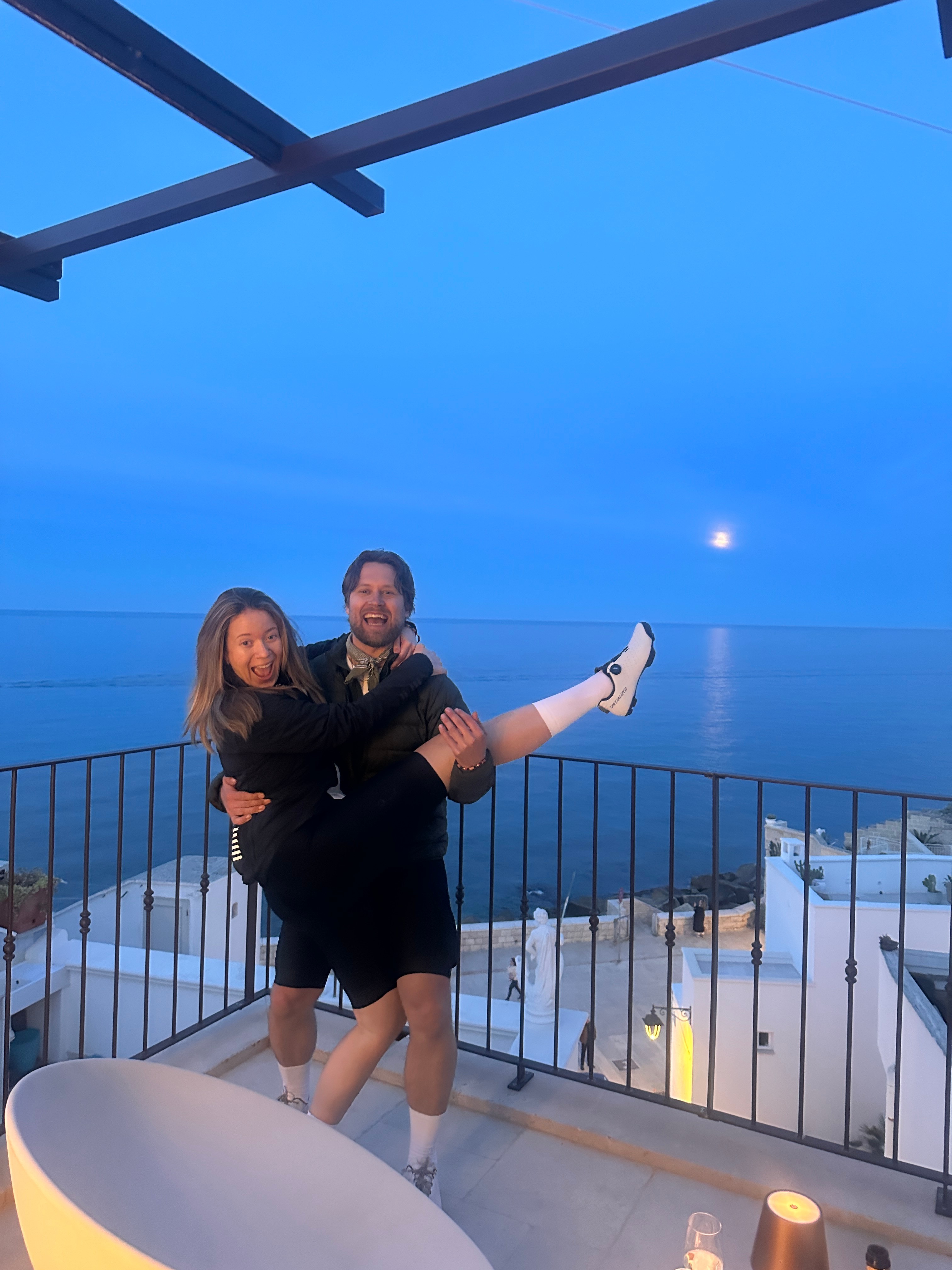 pink flower on blue sky